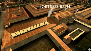 Animation of ancient Roman Fort in Caerleon Wales [upl. by Leima638]