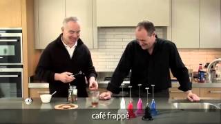 How to make a frappé coffee using an aerolatte milk frother [upl. by Saba914]