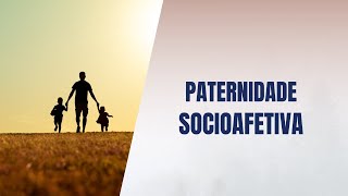 Paternidade socioafetiva [upl. by Amery845]