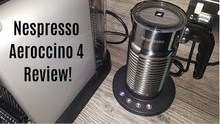 Nespresso Aeroccino 4 Milk Frother Review  Worth upgrading from the Aeroccino 3 [upl. by Schecter]