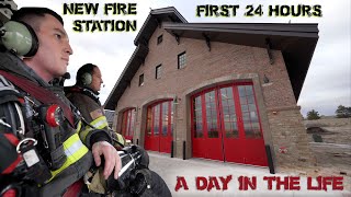 First 24 Hours in a New Fire Station  A Day in the Life [upl. by Nellak975]