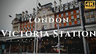 London Victoria Station Walk Through England 4K [upl. by Rhiana910]