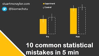 Ten Statistical Mistakes in 5 Min [upl. by Asreht]