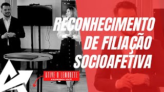 DIREITO DE FAMÍLIA Reconhecimento de filiação socioafetiva [upl. by Gerius639]