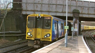 Half an Hour at 216  Birkenhead North Station 1022017  Class 507 508 terminus [upl. by Einhpad]