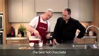 How to make a hot chocolate using an aerolatte milk frother [upl. by Uria]